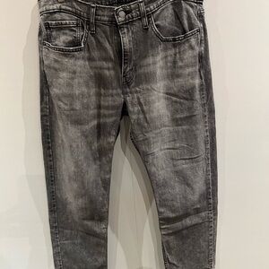 Levi's Men’s Charcoal Straight Jeans